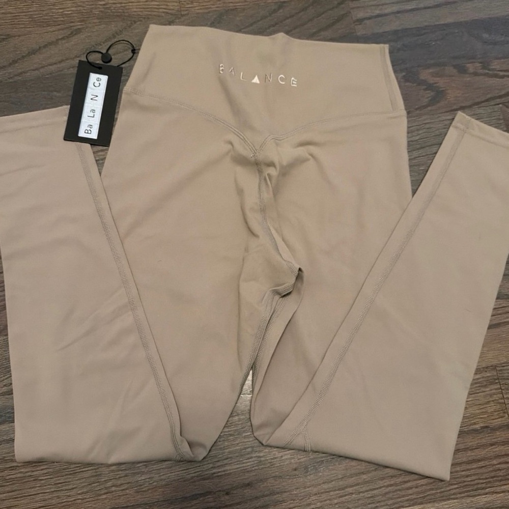 Balance Athletica Tan Leggings